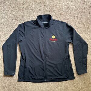 Under Armour Windbreaker Womens 2XL Full Zip Campbells Mock Neck Heat Gear Storm